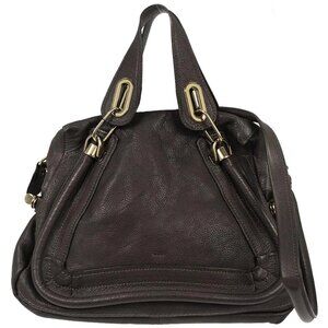 Chloe Brown Paraty 2way Handbag 04-11-50 117071